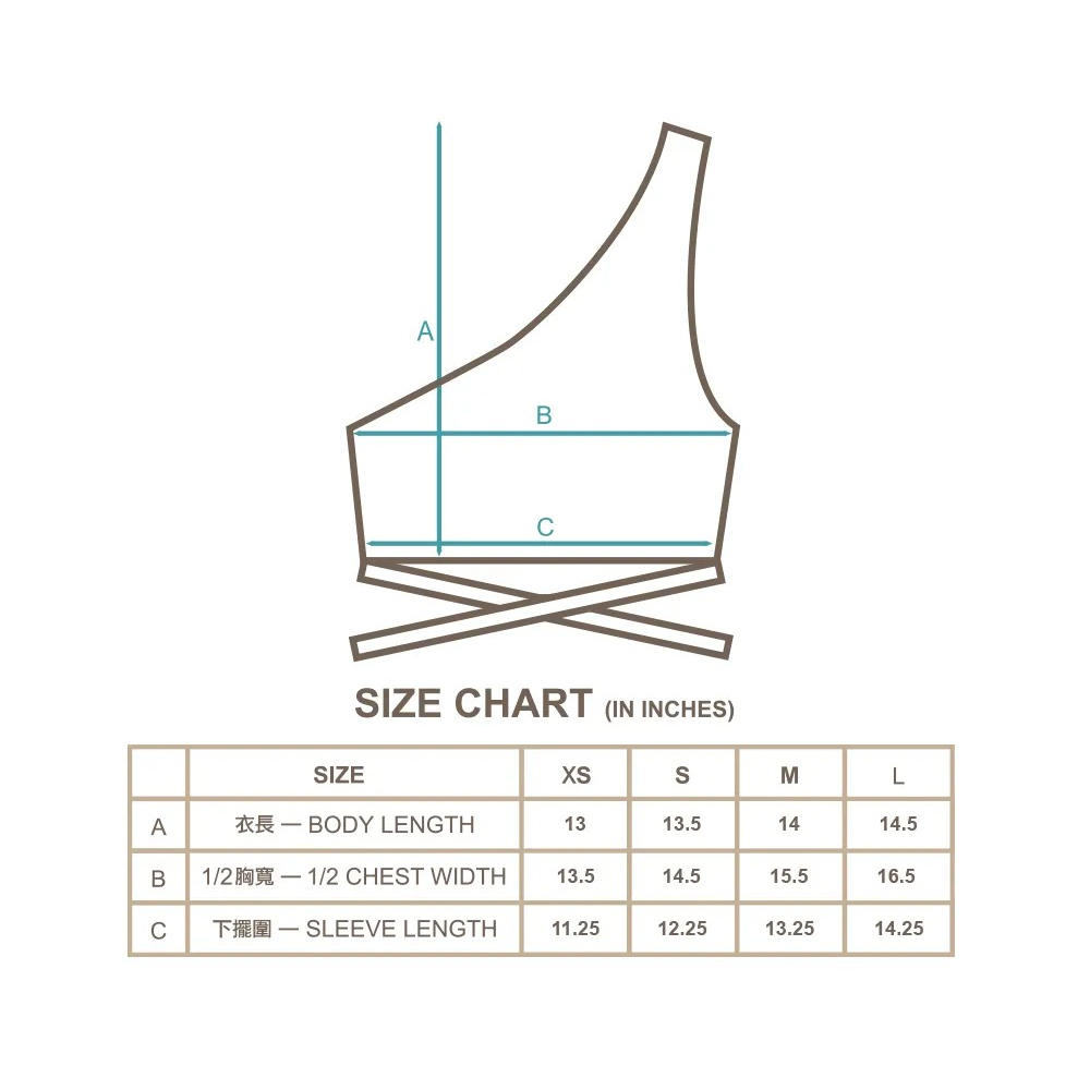 YOGA FLOW Skylar Bra - 單肩交叉鏤空短版上衣 - 亮銀 Silver Lustre, , large