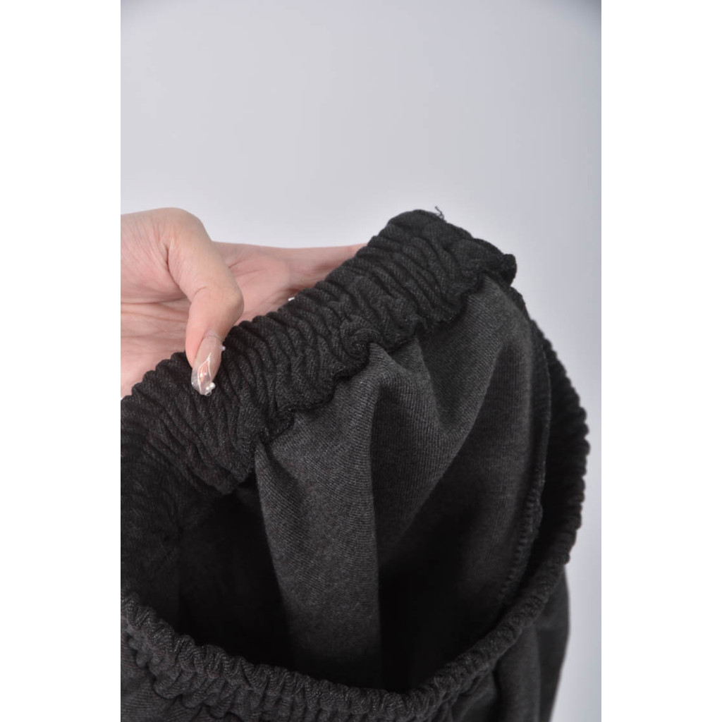 (XL) 高腰運動素面灰色短褲二手衣, , large