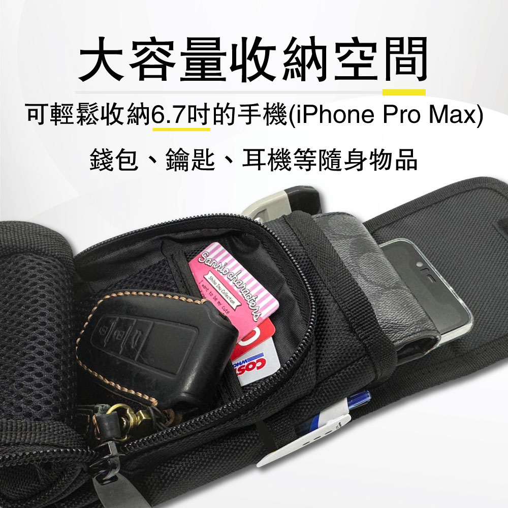 [LightWay錸崴]快扣型 隨身工作腰包(KP)/020A014, , large