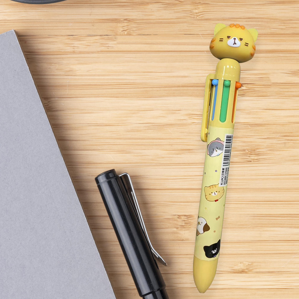 rotating-six-color-cat-shaped-pen