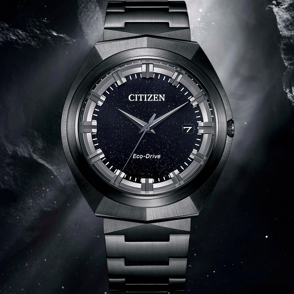 CITIZEN 星辰 無際星輝 全球旗艦款 光動能大三針手錶 BN1015-52E, , large