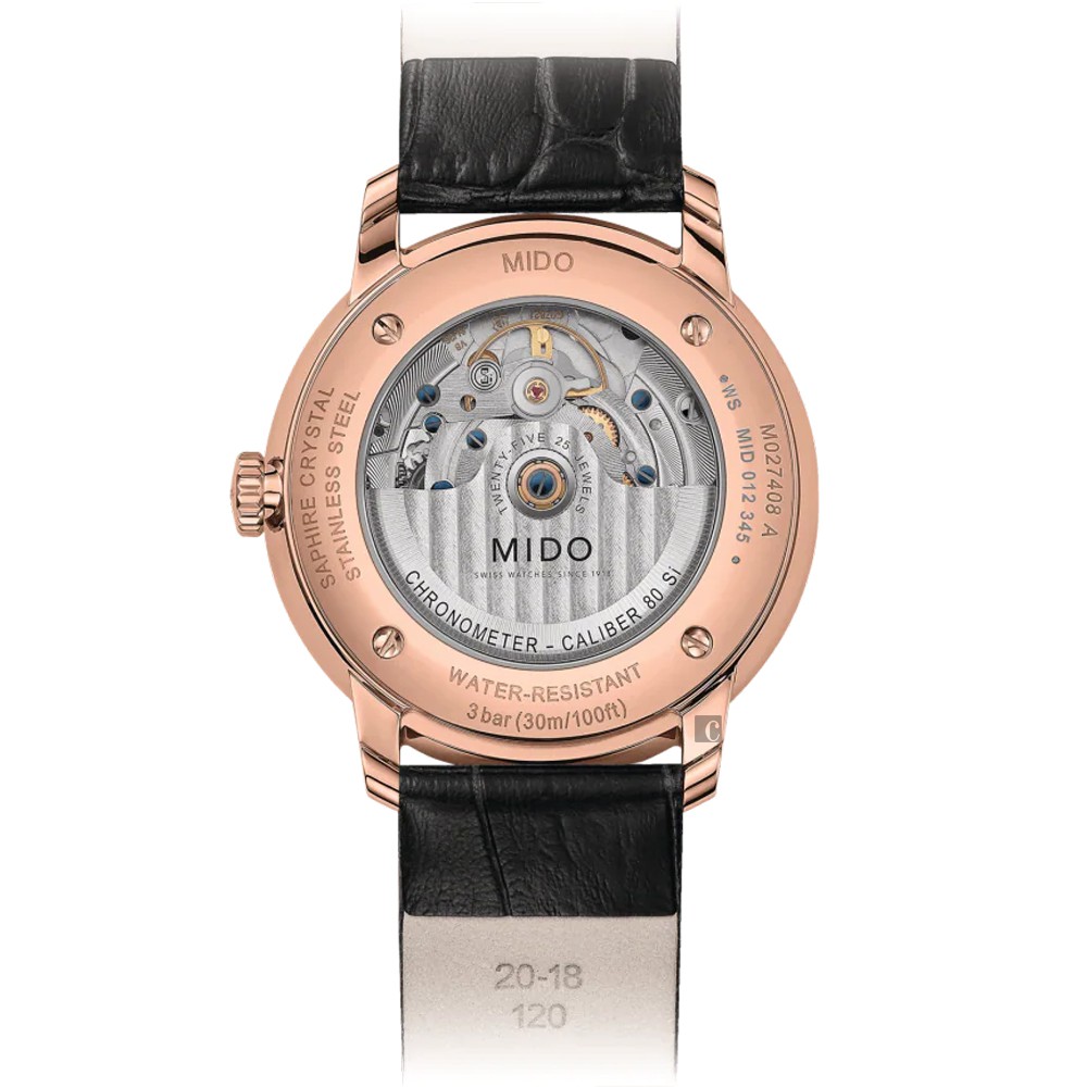 MIDO美度 Baroncelli 永恆系列天文台認證機械錶-40mm M0274083603100, , large