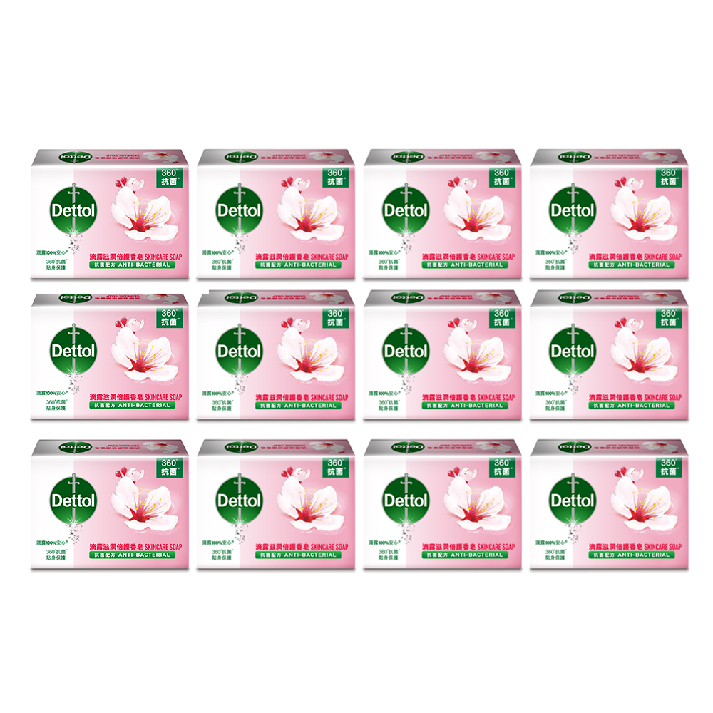 [Dettol 滴露]滋潤倍護香皂 100g x12顆, , large