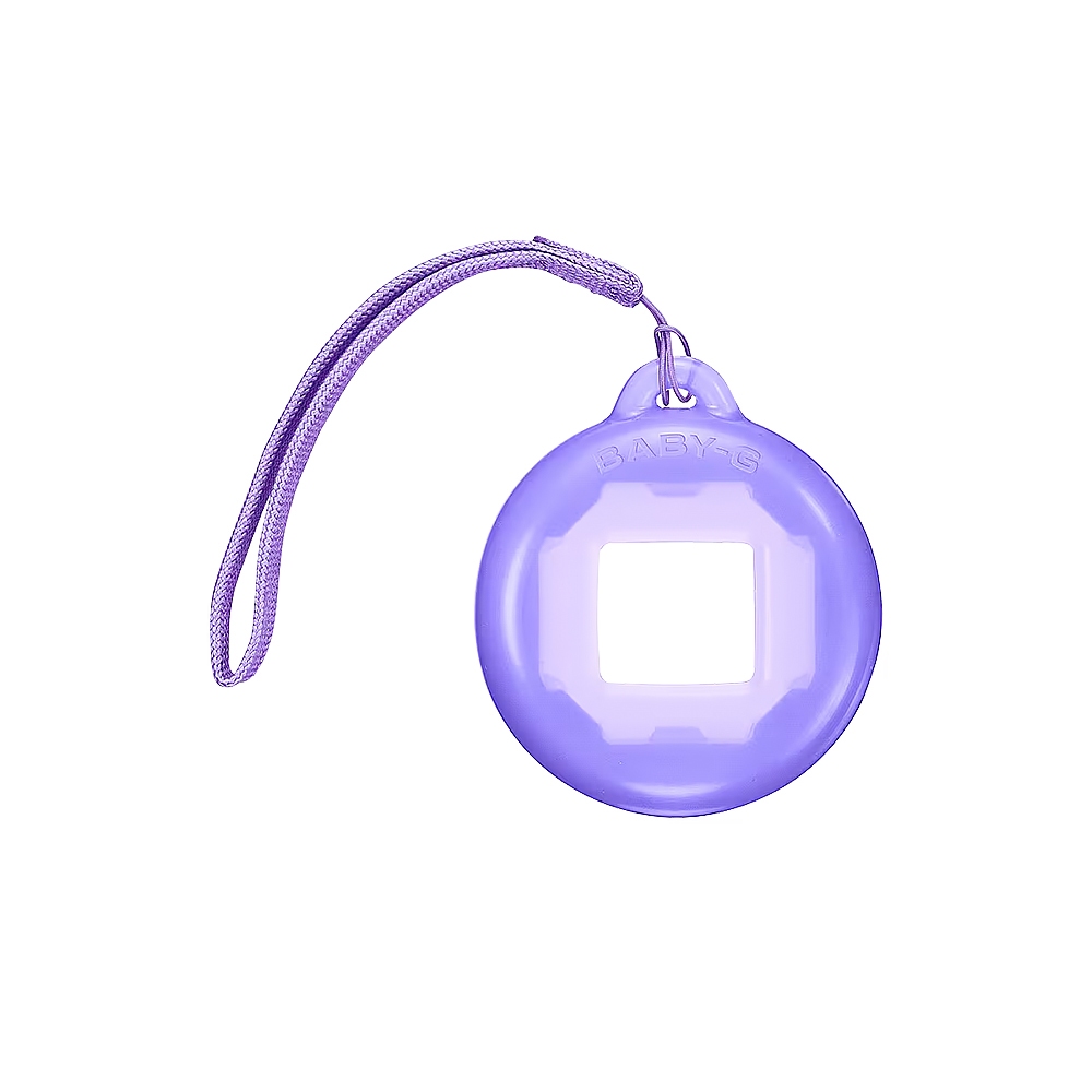 CASIO 卡西歐 BABY-G 30週年 手錶和錶殼吊飾套組  女錶 BGD-10K-2【加贈庫洛米保護套】, , large