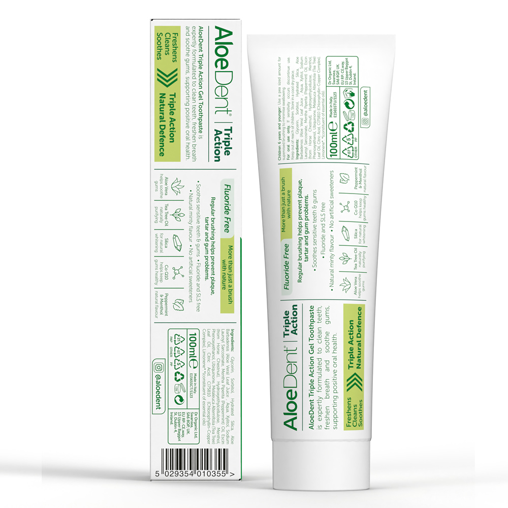 Aloe Dent Triple Action Toothpaste, , large