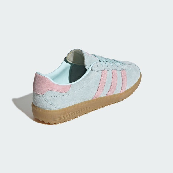 Kixpress-Adidas Adidas Brmd W 女 運動休閒鞋 德訓鞋 復古 麂皮 舒適 水藍 粉紅 [JS0257], , large