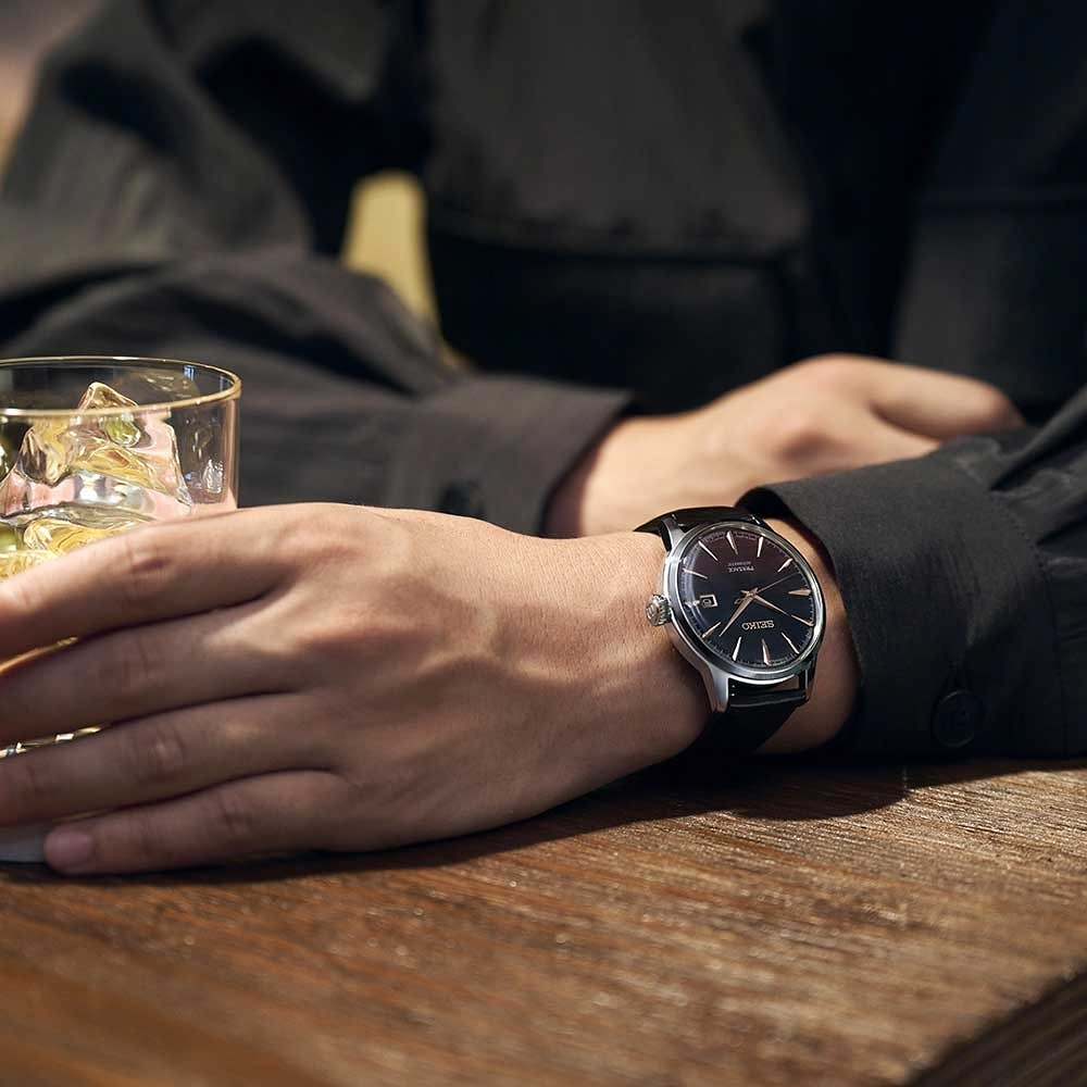 SEIKO 精工 PresageSTAR BAR 紫色日落聯名機械錶 SRPK75J1/4R35-06F0P, , large