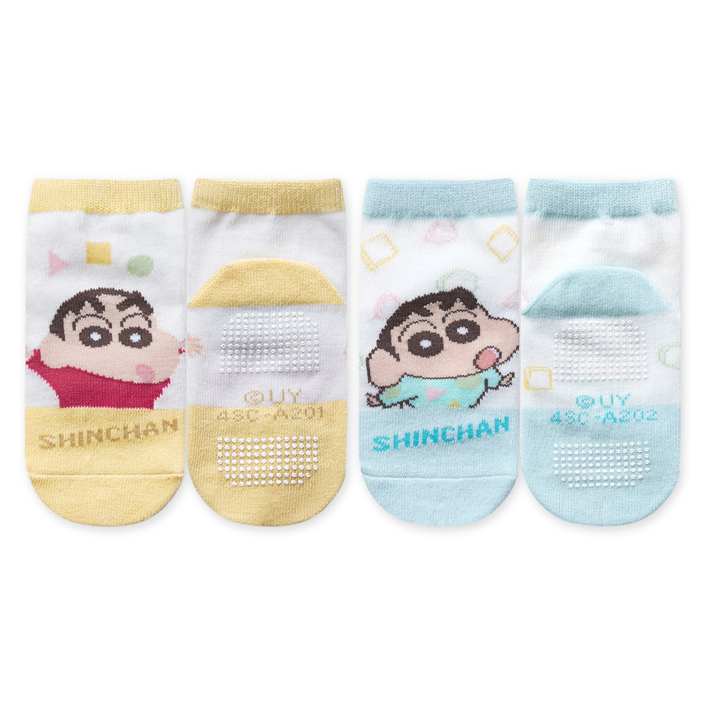 (多款)蠟筆小新幼童止滑短襪 【旺達棉品】SC-A201, , large
