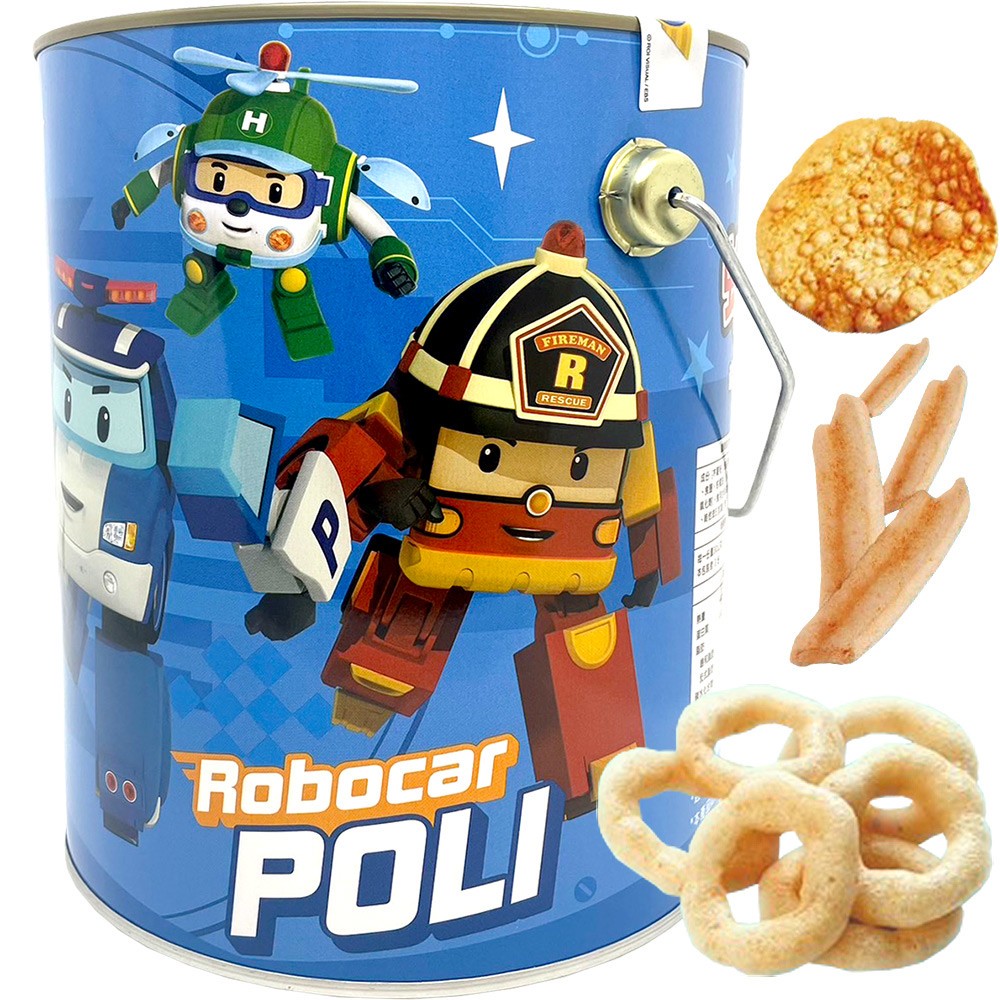 [Cartoon Collaboration] KAKA - Poli Rescue Hero Shrimp and Three Delicacies Paint Bucket