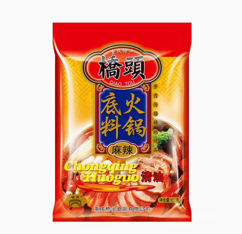 橋頭清油火鍋底料 麻辣 300g（不含肉）, , large