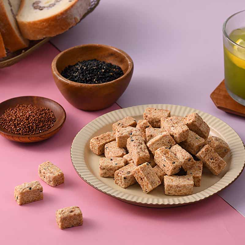 【米森 vilson】Black Sesame ＆ Quinoa Mini Cracker (20gx5 bags), , large