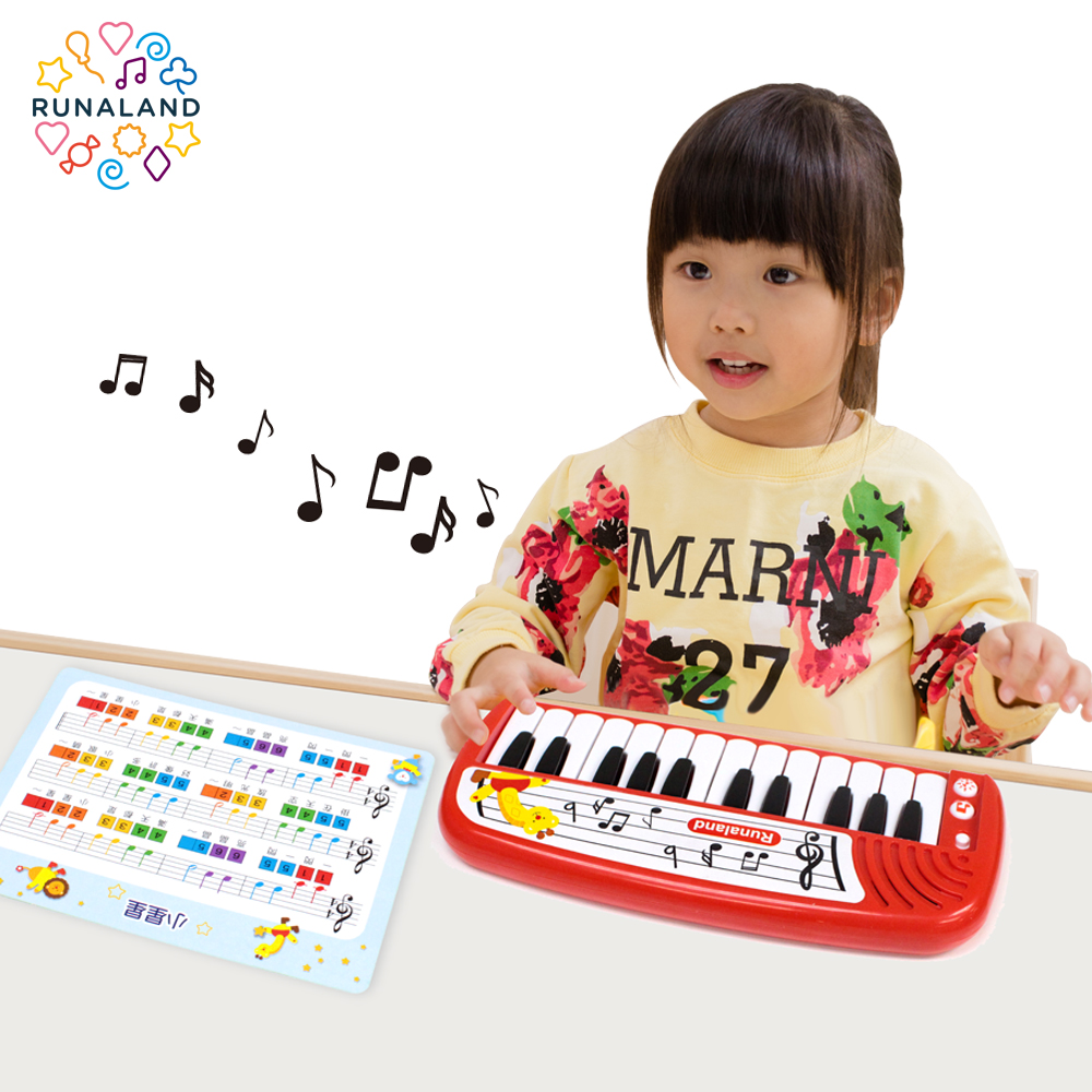 [RUNALAND]Simple and Fun Mini Elecronic Piano for Baby, , large