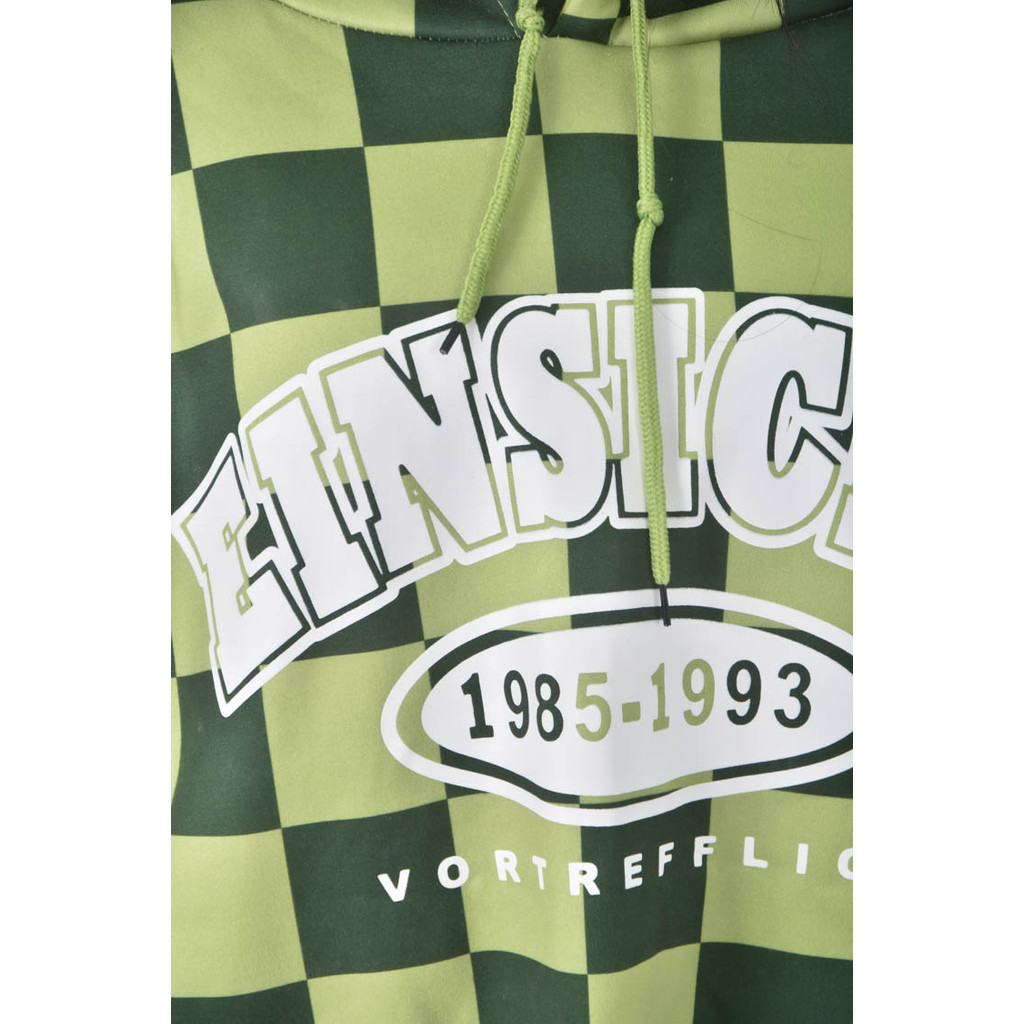 (F) 連帽綠色長袖上衣二手衣, , large