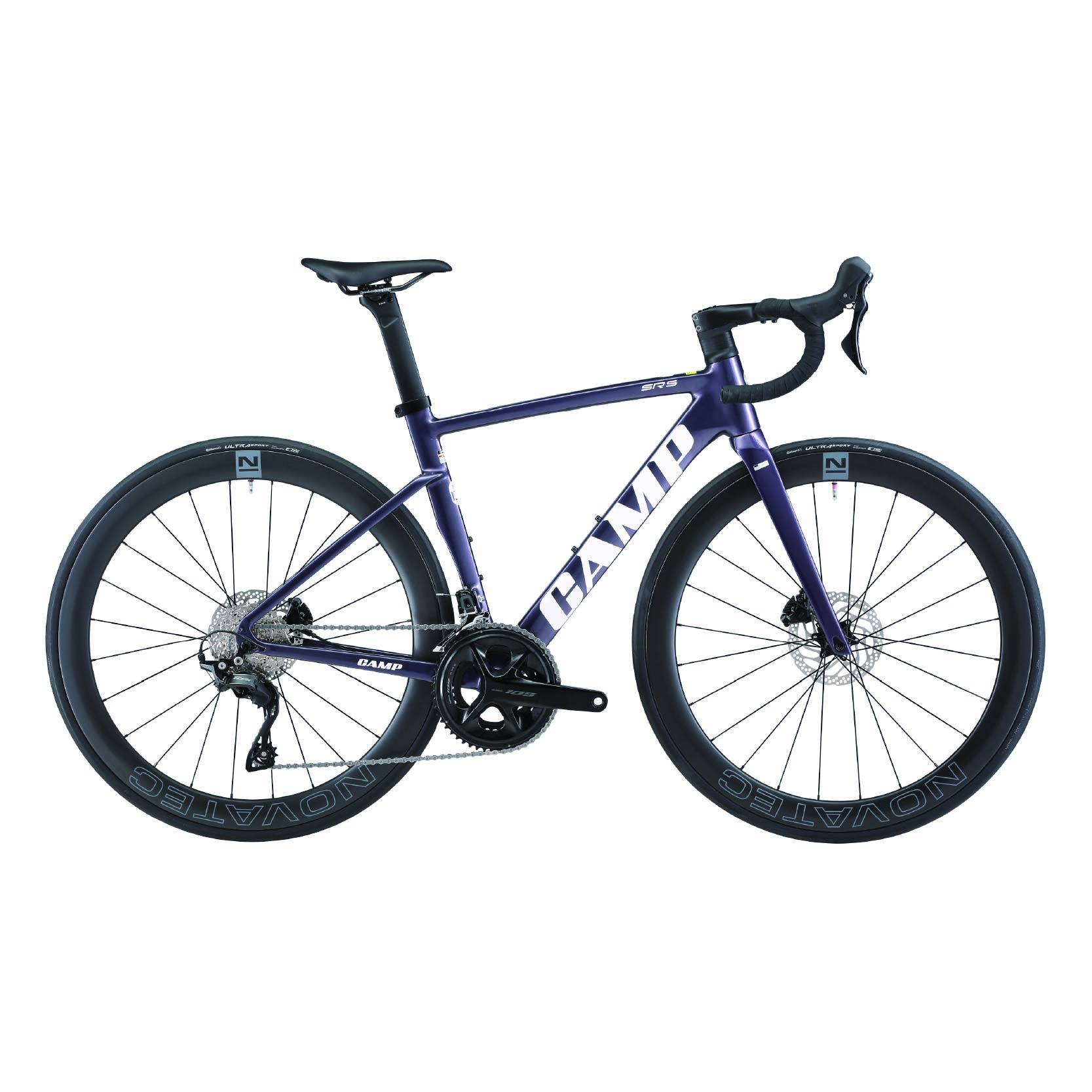 [坎普自行車]CAMP SR5 PRO+ 全能型公路自行車 灰紫羅蘭 (公路/城市/休閒/運動), , large