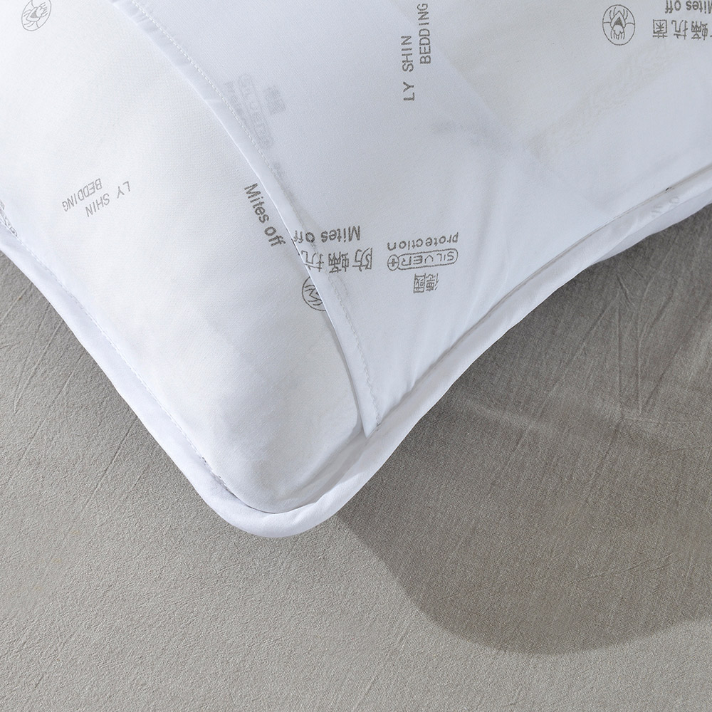 【Betrise】Five-star German silver ion anti-mite antibacterial water-repellent pillowcase (set of two), , large