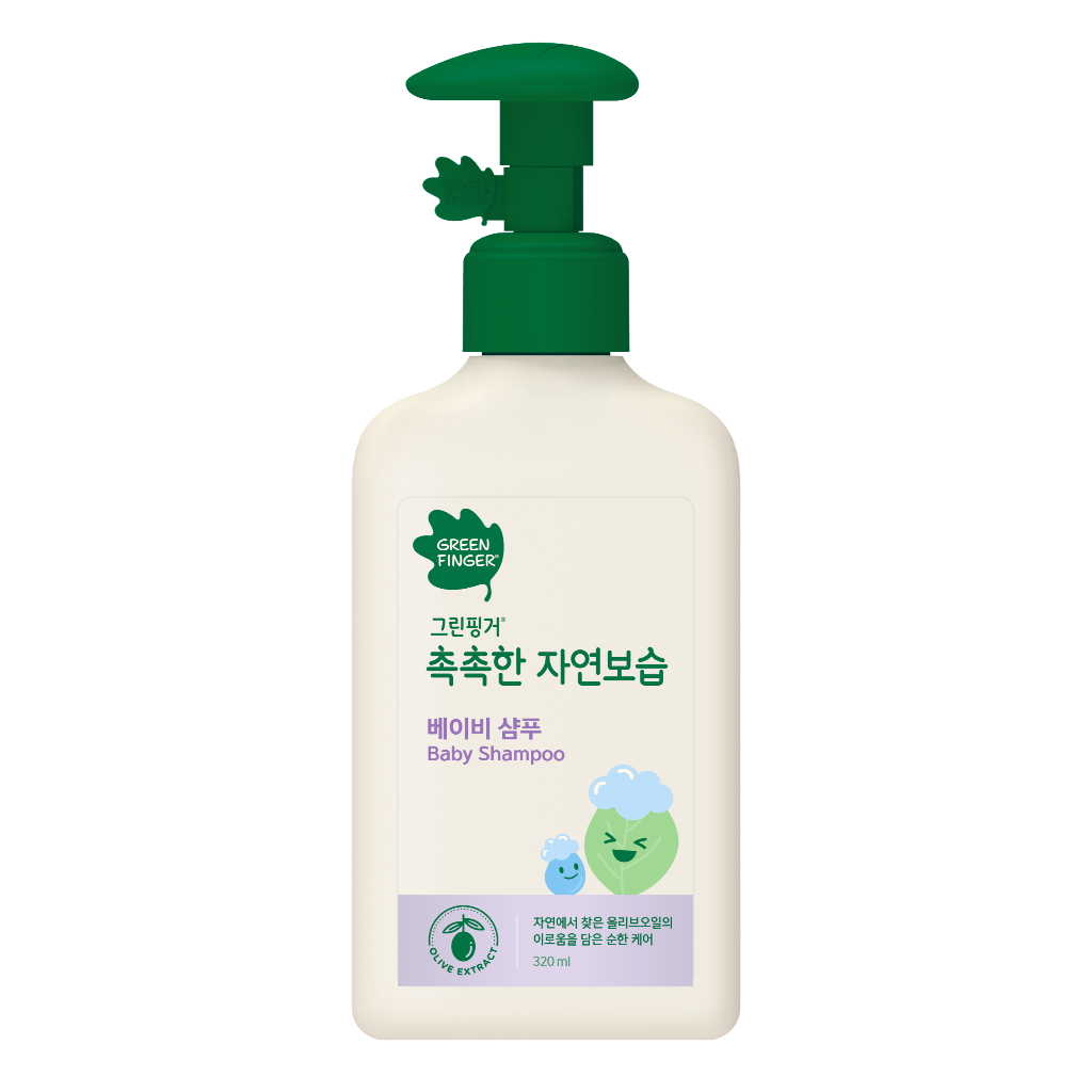 【綠手指 GreenFinger】三效保濕系列-嬰幼兒洗髮乳320ml, , large