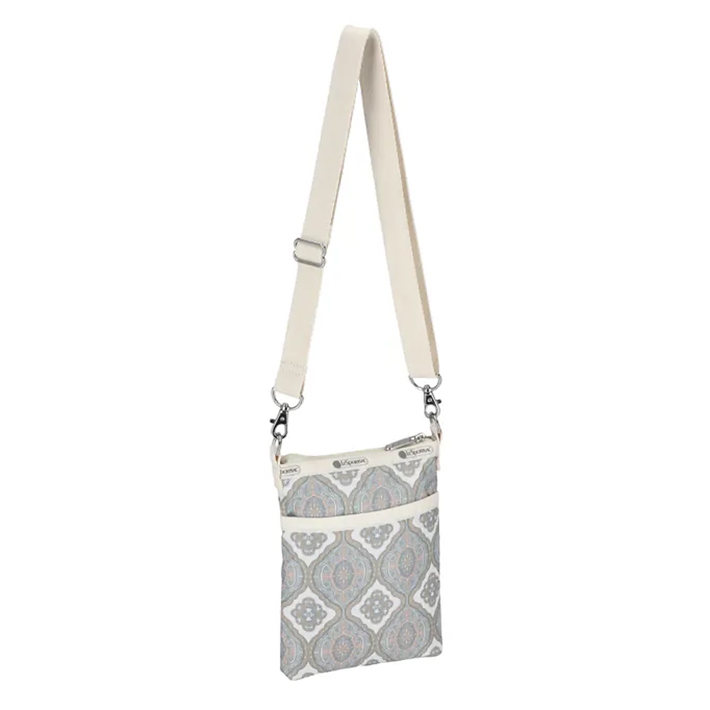|快速出貨|Lesportsac 3 Zip Crossbody 三層拉鍊斜背包 手機包/ 大馬士革窗花, , large