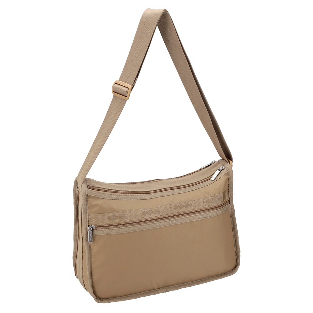 |快速出貨|Lesportsac DELUXE EVERYDAY BAG 日常百搭斜背包 送禮推薦-卡其色, , large