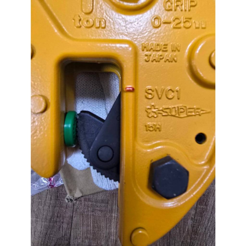 WIN五金 日本 SUPER 鋼板夾具 <SVC-1> 立吊 鋼板吊具 吊夾 水平H型鋼吊夾 鐵板吊具 鋼軌夾 日本製造, , large