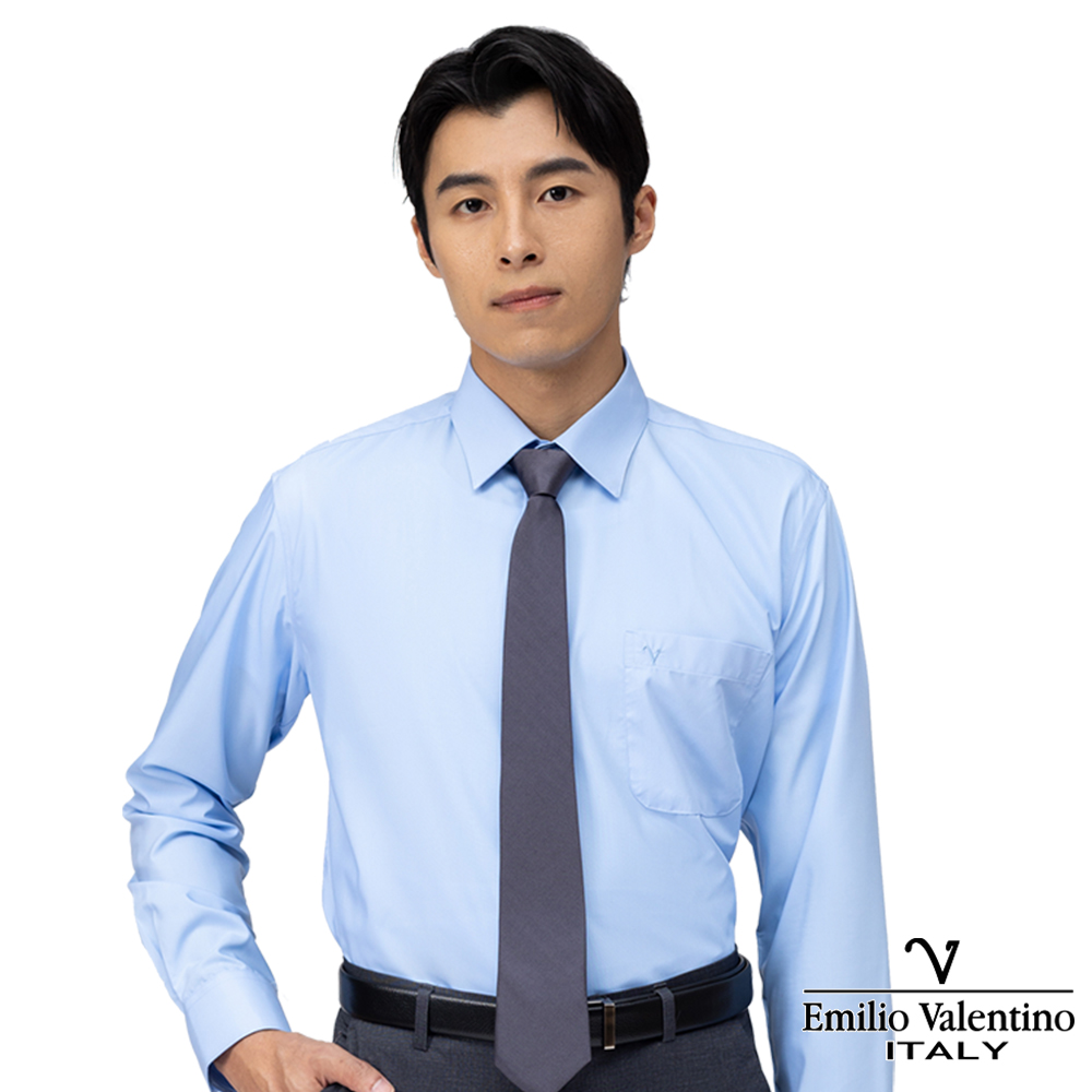 Mens Plain Smart Shirts (L)