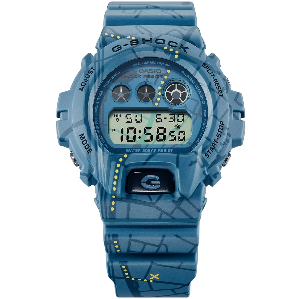 CASIO 卡西歐 G-SHOCK 澀谷尋寶 街頭復古風電子錶 DW-6900SBY-2, , large