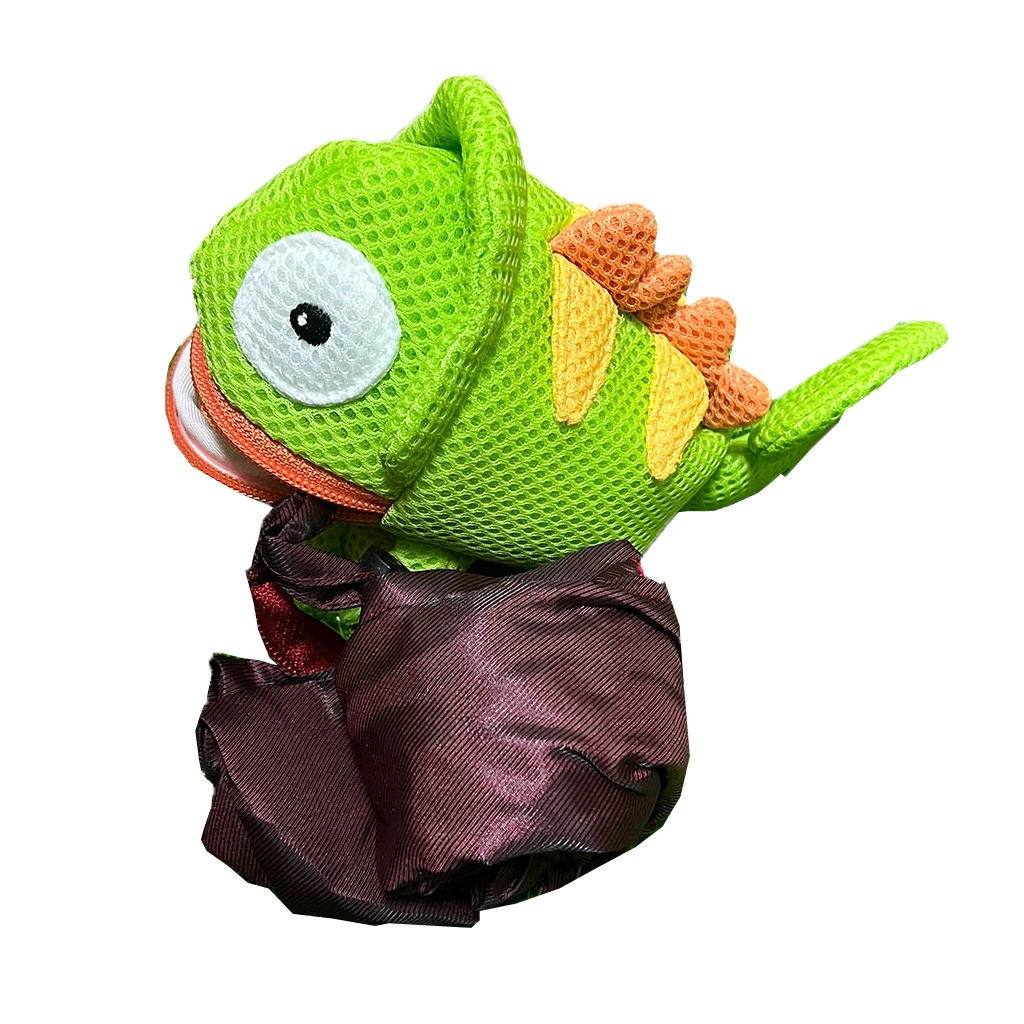 【可愛造型 可機洗 透氣抗菌】變色龍 鑰匙包 零錢包 吊飾 鑰匙圈吊飾 禮物 交換禮物 包包吊飾【加贈購物袋顏色隨機】, , large