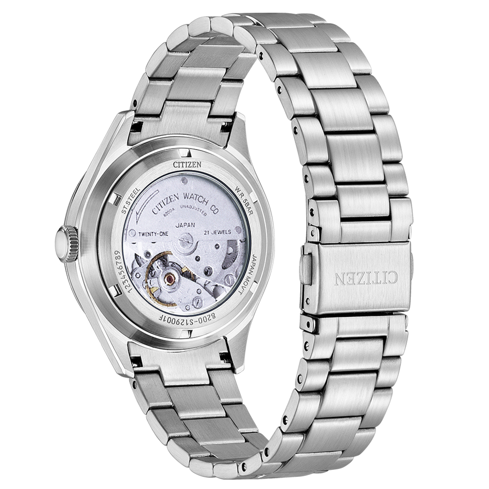 CITIZEN 星辰 朝日C7機械錶-黃 NH8391-51Z, , large