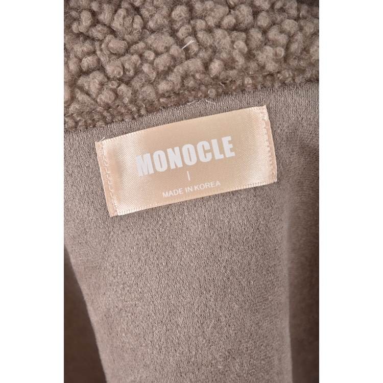 (M) monocle質感背心棕色外套二手衣, , large