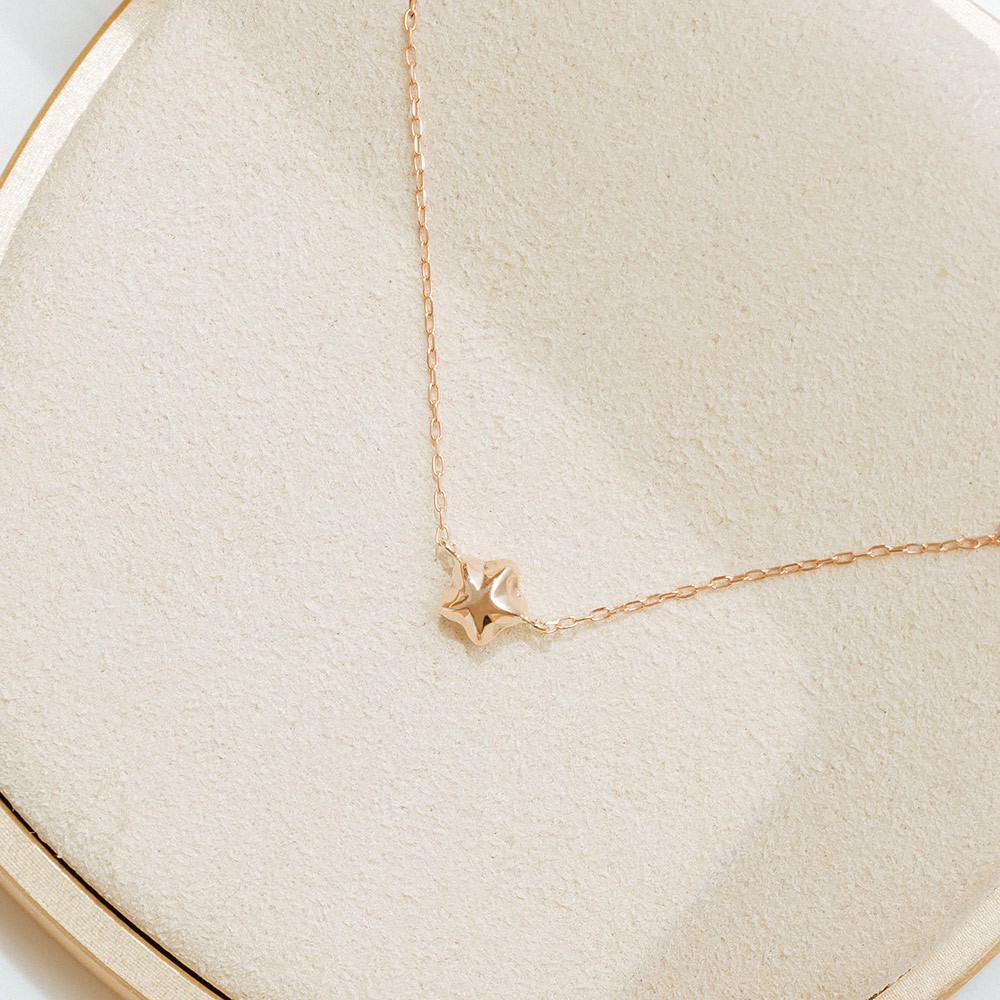 【送禮首選】A'jane 18K玫瑰金 星語心願 星星手鍊 A052503-006, , large