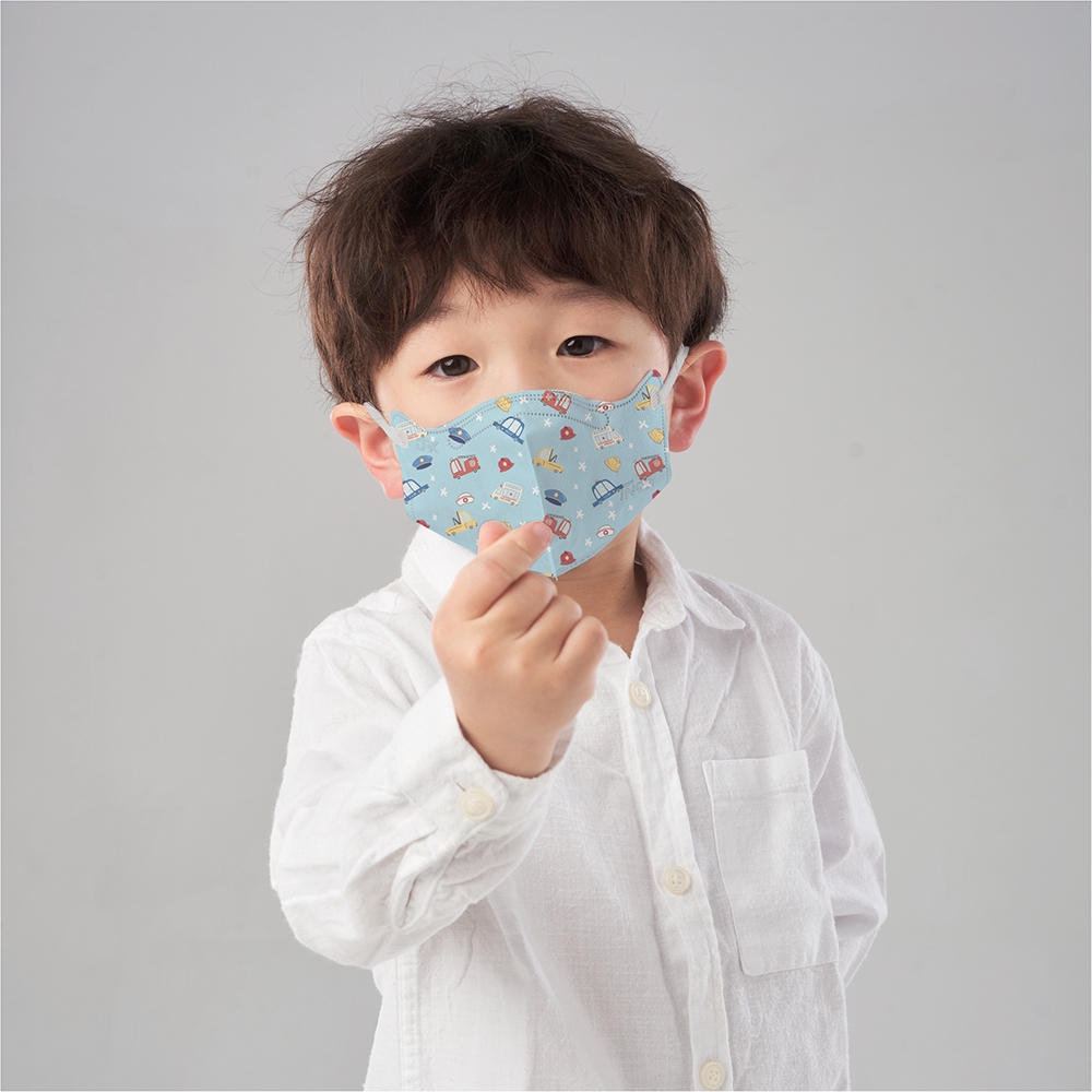 【DRX達特世】TN95醫用3D口罩10入- 企鵝寶寶/兒童M, , large