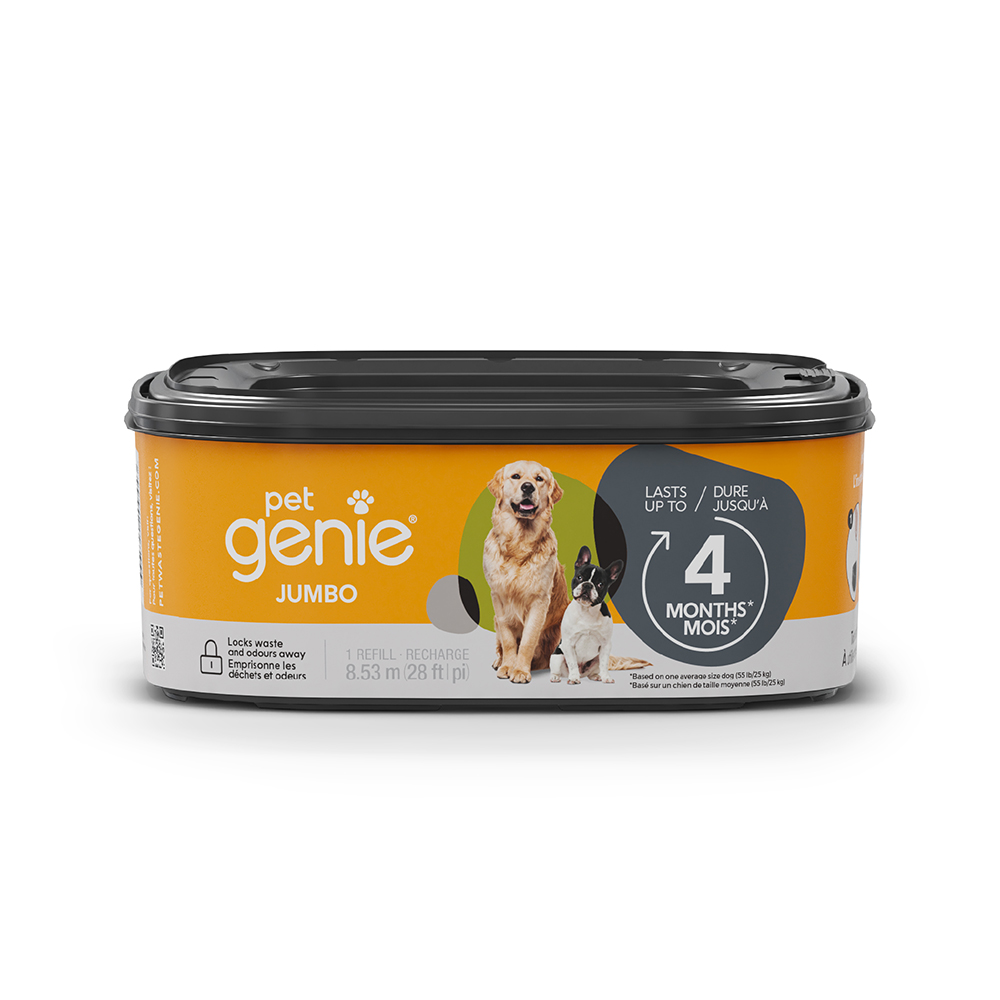 【倆寶貝精品館】加拿大Pet Genie 寵物鎖便桶 多層鎖臭塑膠袋匣(加長型), , large