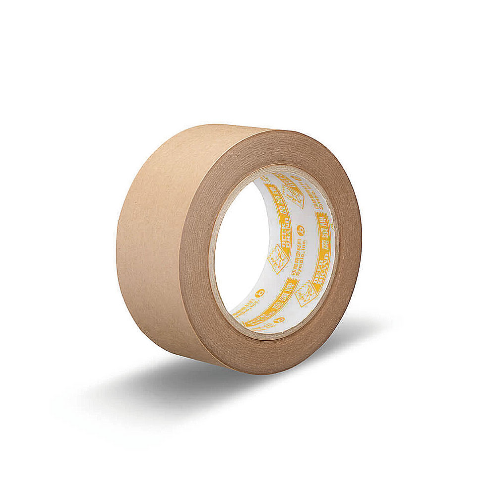 【四維】鹿頭牌 牛皮紙膠帶 粗面 可書寫 60mm X 40M 5捲/盒 KT04, , large