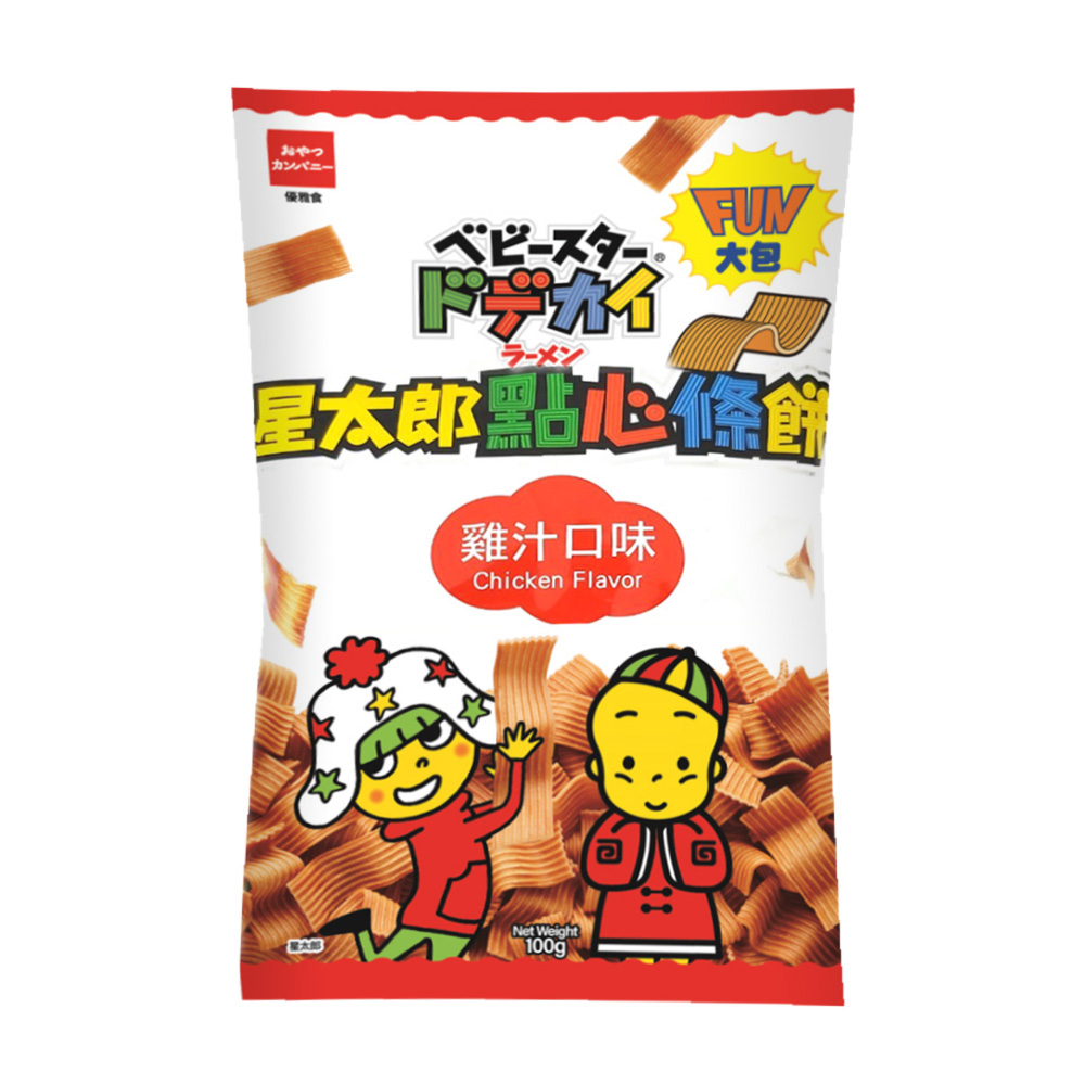 優雅食星太郎點心條餅-雞汁口味FUN大包100g
