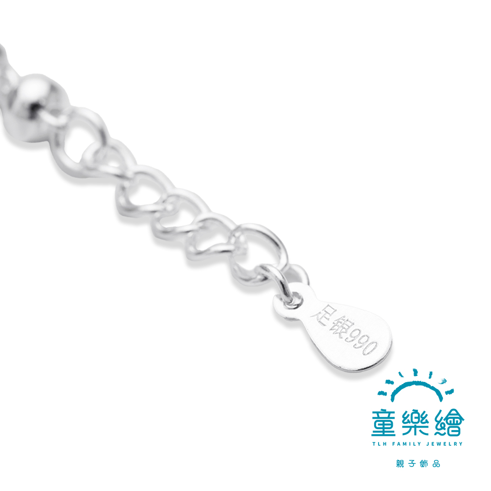 【童樂繪金飾】兒童純銀手鍊 長命富貴圓珠 (彌月銀飾 滿月禮 寶寶足銀), , large