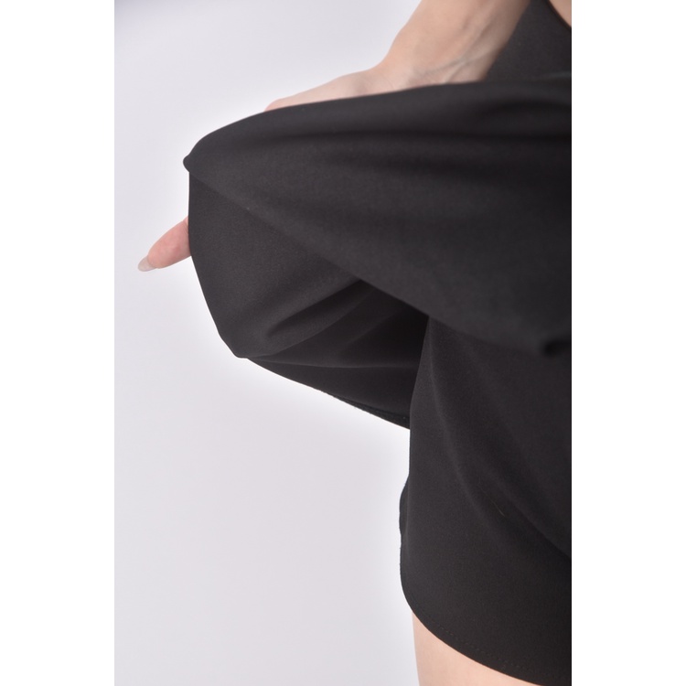 (M) 質感褲裙黑色短褲二手衣, , large