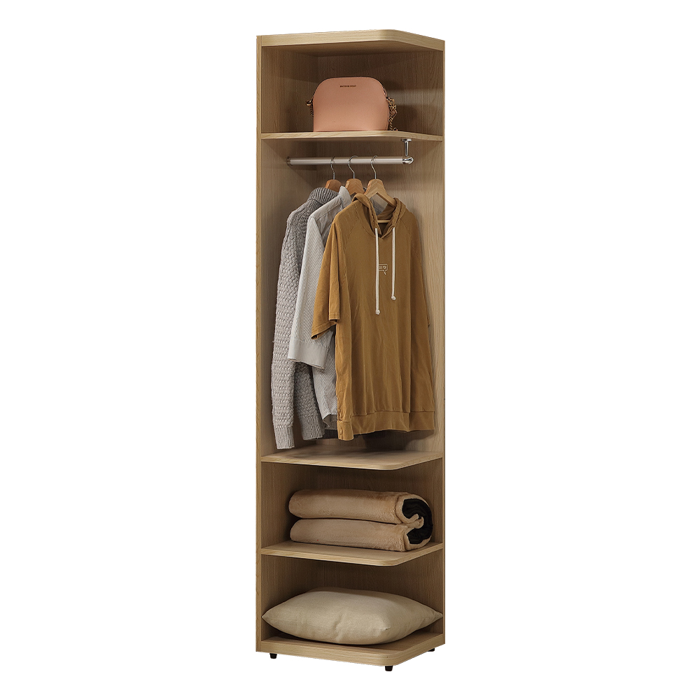 【唯熙傢俱】雷莎原木色1.3尺角邊櫃, , large