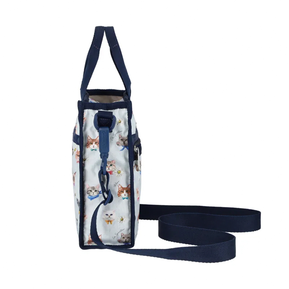 |快速出貨|Lesportsac Mini N/S Tote 小方型 手提 肩背 托特包 購物袋 送禮-晴空貓語, , large