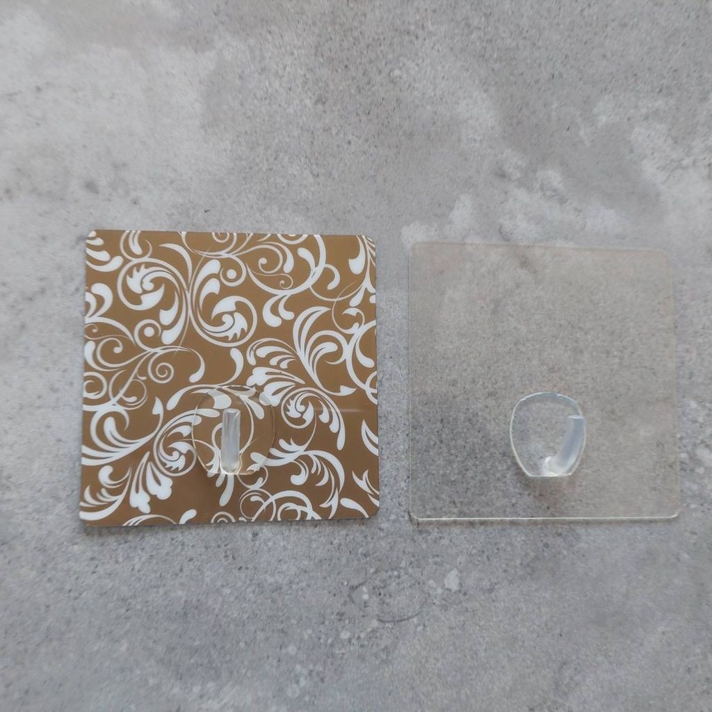 [熊好貼國際]多功能無痕掛勾  重複貼（平整光滑面適用） 免釘掛鉤 無痕免釘 壁掛 免安裝 貼片式 台灣製造國貨, , large