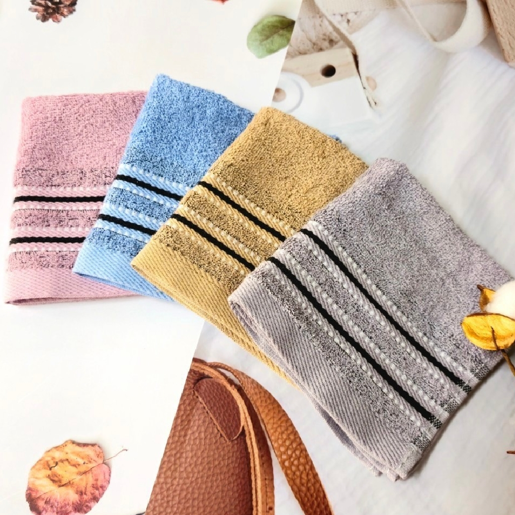 [Kaimei Cotton Industry] 12 entered into the group, random and excellent ❗Great value for a dozen❗ MIT made in Taiwan 10 taels of European-colored square scarf, , large