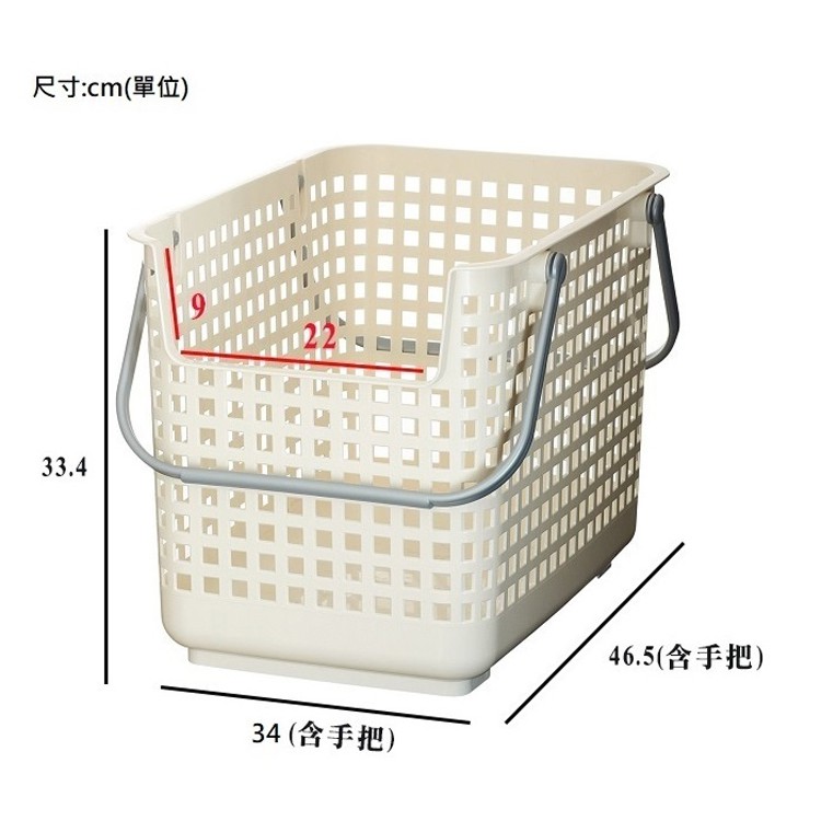 【this-this】日本Like-it｜可堆疊無蓋多功能收納洗衣籃(單入), , large
