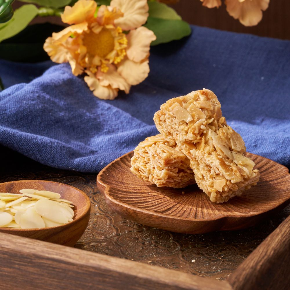 Almond Brittle 3-Pack + 1 Bonus Pack | Low Sugar Handmade Taiwan Gift【ChouChou Enterprise】, , large