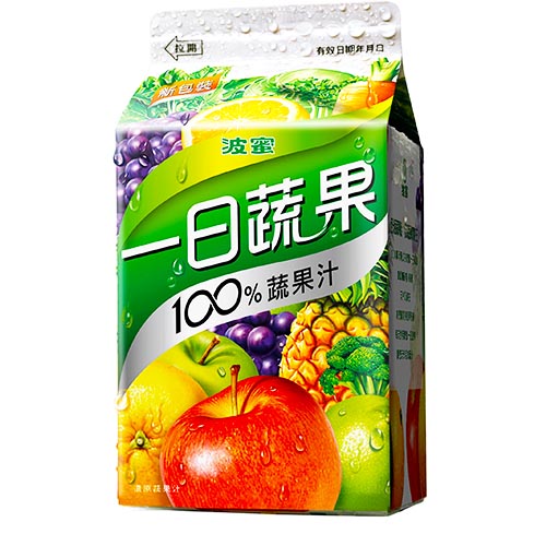 波蜜一日蔬果果汁400ml, , large