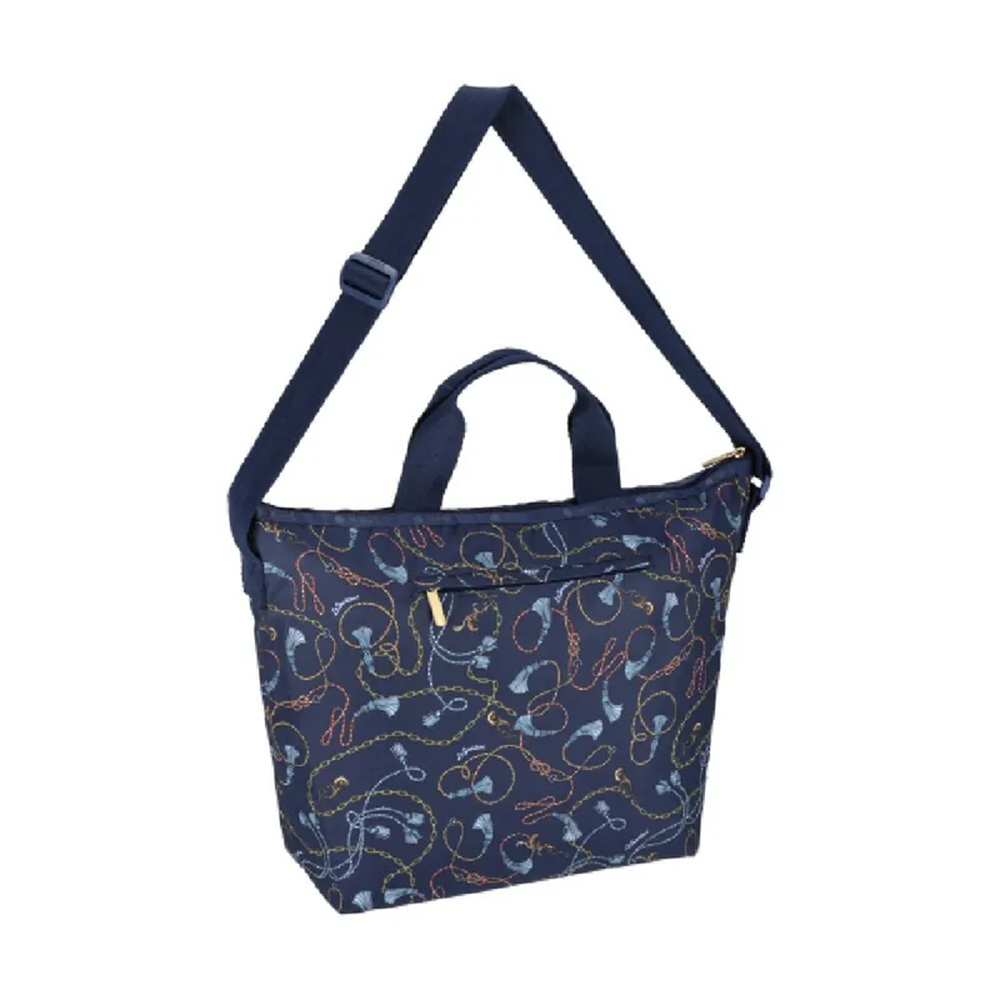 |快速出貨|Lesportsac Deluxe Easy Carry Tote 兩用托特包 送禮推薦-湛藍海鍊, , large