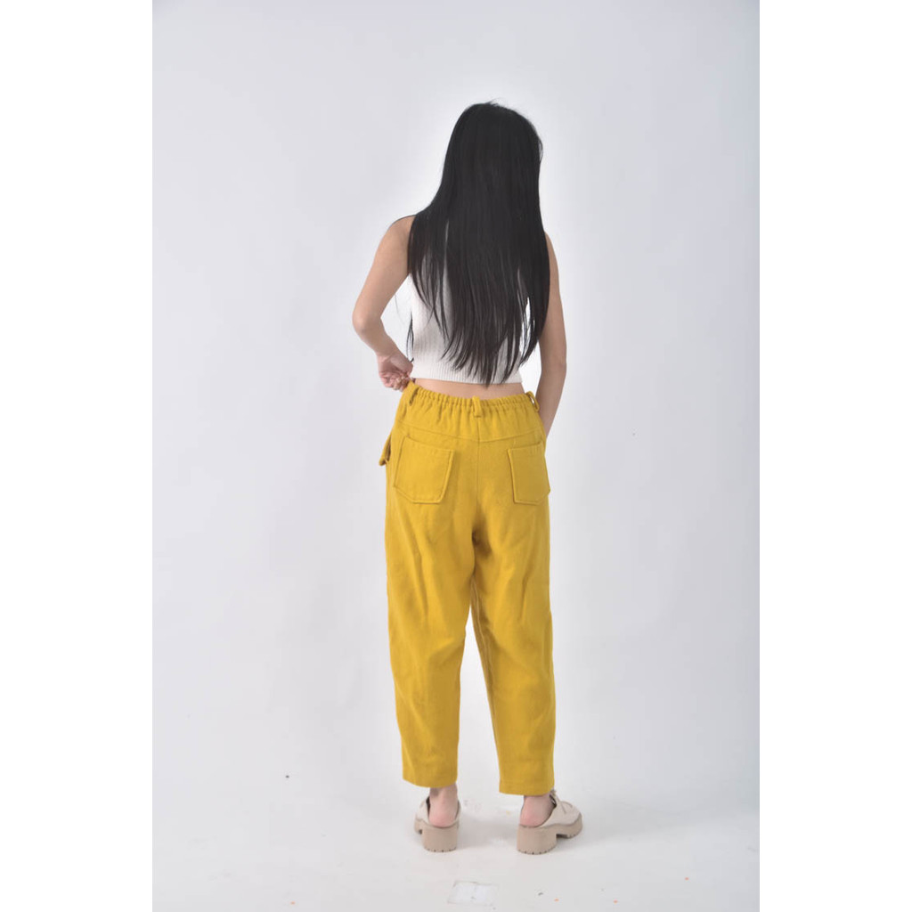 (XL) mini sa t質感素面黃色外套二手衣, , large