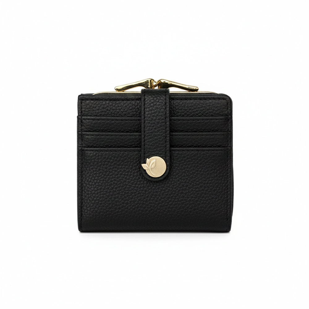 LEAFIN 經典卡片夾口金包 仕女 皮夾 女夾 卡片收納 人氣女用皮夾 女夾, , large