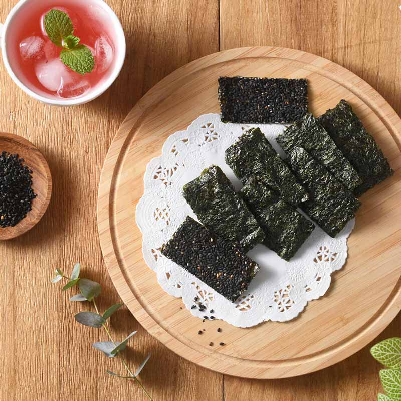 【米森 vilson】芝麻海苔脆片(18gx5包/盒), , large