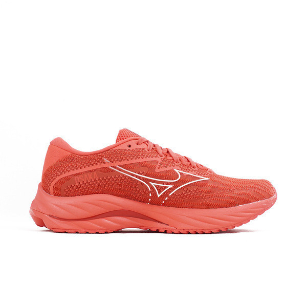 Mizuno Wave Rider 27 男 慢跑鞋 運動 路跑 緩震 穩定 美津濃 橘紅 [J1GC230801], , large