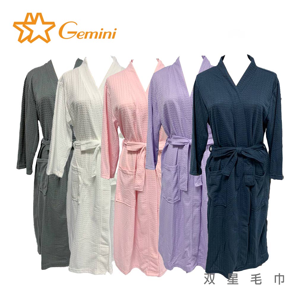 法式華夫格浴袍, , large
