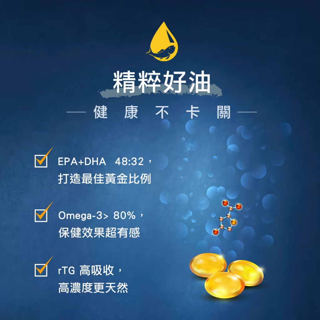 [naturgy]德國精粹80%深海魚油 60粒/瓶｜ 高濃度 Omega-3｜EPA + DHA, , large