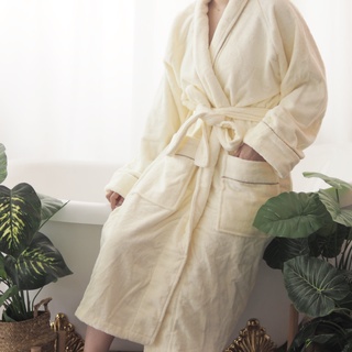 [Kaimei Cotton Industry] MIT Taiwan Made Kaimei Exclusive Pure Cotton Thickened Super Absorbent Bathrobe Kaimei Cotton Industry, , large